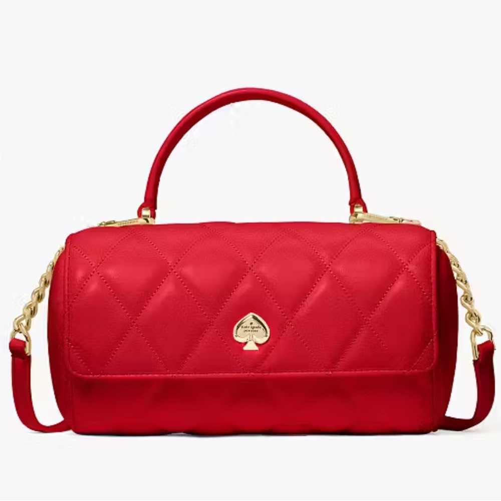 ❤️‍🔥 KATE SPADE HEART BARREL QUILTED CROSSBODY BAG ❤️‍🔥  NWT ❤️‍🔥
